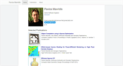 Desktop Screenshot of pmavridis.com