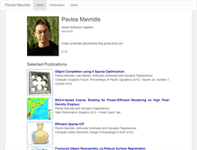 Tablet Screenshot of pmavridis.com